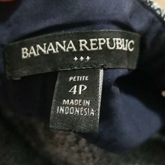 BRF Slit Neck Knit Pencil Dress - size 4P - Picture 6 of 6